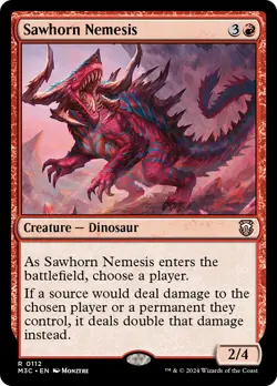 MTG Sawhorn Nemesis [Modern Horizons 3 Commander] Near Mint Magic - Image 1