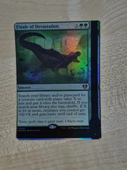 MTG Misprint Fiinale of Devastation NFC Foil Commander Legends - Image 1