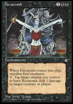 Hecatomb - Medium Play MTG Ice Age - Image 1