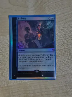 MTG Misprint Bribery NFC Foil Commander Legends - Image 3
