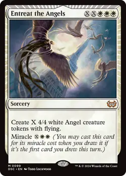 MTG Entreat the Angels [Duskmourn: House of Horror Commander] Near Mint Magic - Image 1