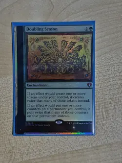 MTG Misprint Doubling Season NFC Foil Commander Legends - Image 3