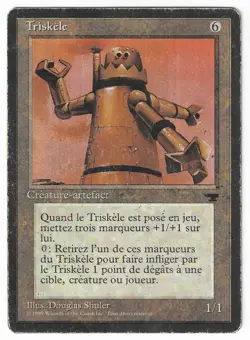 ►Magic-Style◄ MTG - Triskelion - French Renaissance FBB - Played/Poor - Image 1