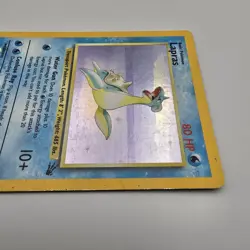 Pokemon TCG Lapras 10/62 Fossil Holo Rare Water WOTC LP - Image 3