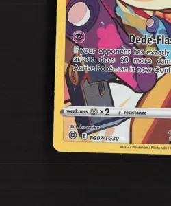 Dedenne TG07/TG30 Brilliant Stars Full Art Ultra Rare Holo Pokemon Card NM - Image 5