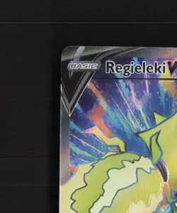 Regieleki V 175/195 Silver Tempest Full Art Ultra Rare Pokemon Card NM - Image 3