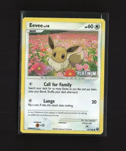 Eevee 62/100 Burger King Promo Reverse Holo Stamped Pokemon Card - Image 3
