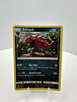 HOLO Zoroark SM89 - PROMO Cosmos Holo Sun Moon Pokemon Card - Image 1