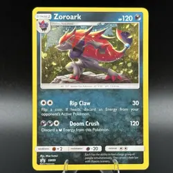 HOLO Zoroark SM89 - PROMO Cosmos Holo Sun Moon Pokemon Card - Image 1