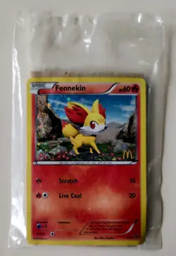 2013 Pokemon Fennekin 3/12 Holo McDonald’s Promo Rare New Sealed - Image 1