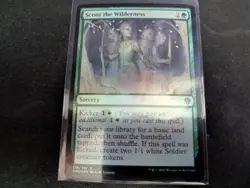 MTG Magic the Gathering FOIL Scout the Wilderness DMU! - Image 1