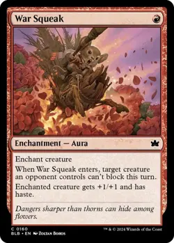 NM Foil War Squeak, MTG, Bloomburrow, Magic the Gathering, 160 - Image 1