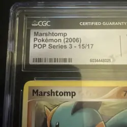 Marshtomp 15/17 Pokemon 2006 POP Series 3 CGC gem Mint 10 - Image 2