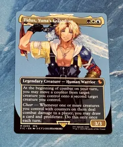 Tidus, Yuna's Guardian Borderless MTG Final Fantasy Commander (FIC, 0205) NM - Image 1