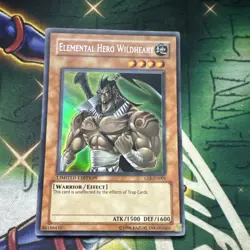 Yugioh! Elemental Hero Wildheart GSE-EN001 Secret Rare Limited Edition VLP - Image 1