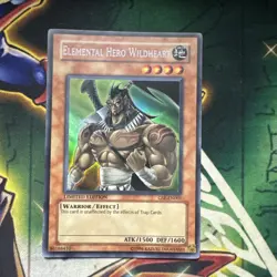 Yugioh! Elemental Hero Wildheart GSE-EN001 Secret Rare Limited Edition VLP/NM - Image 1