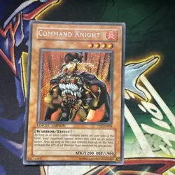 Yugioh! Command Knight CT1-EN003 Secret Rare Limited Edition VLP/NM - Image 1