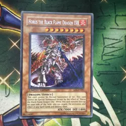 Yugioh Horus the Black Flame Dragon LV8 EEN-ENSE1 Secret Rare Limited Edition NM - Image 1