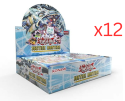 YuGiOh TCG: Justice Hunters - Sealed CASE (12x Booster Box): 1st Edition - Image 1