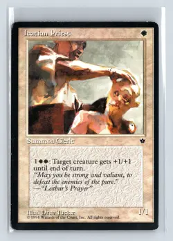 ICATIAN PRIEST - MTG Magic the Gathering Card - Fallen Empires - Uncommon - Image 1