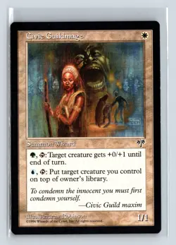 CIVIC GUILDMAGE - MTG Magic the Gathering Card - Mirage - Common - Image 1