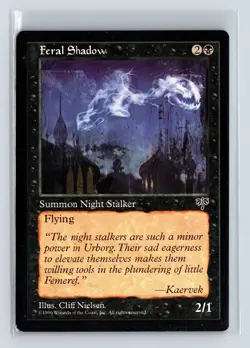 FERAL SHADOW - MTG Magic the Gathering Card - Mirage - Common - Image 1