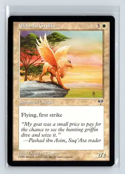 EKUNDU GRIFFIN - MTG Magic the Gathering Card - Mirage - Common - Image 1