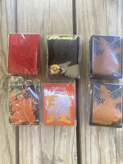 Pokemon Card Sleeves Sealed and Opened Lot - Image 1