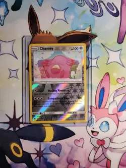 Pokemon TCG Chansey Reverse Holo Card 152/214 SM Lost Thunder - Image 1