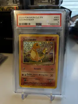 2023 POKEMON CLC-TRADING CARD GAME CLASSIC #001 CHARMANDER PSA 9 - Image 1