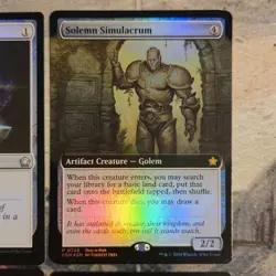 MTG Foundations FOIL Sol Ring Solemn Simulacrum Promo Arcane Signet CommandTower - Image 3