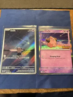Pokemon TCG Cleffa Obsidian Flames Holo Card 202/197 / SVP 037 - Image 1