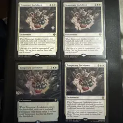 4x Temporary Lockdown #36 Dominaria United DMU Magic MTG play set - Image 1