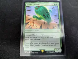 MTG Magic the Gathering Jumbo Cactuar FIN! - Image 1