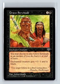 GRAVE SERVITUDE - MTG Magic the Gathering Card - Mirage - Common - Image 1