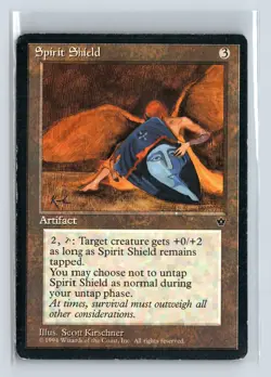 SPIRIT SHIELD - MTG Magic the Gathering Card - Fallen Empires - Rare - Image 1