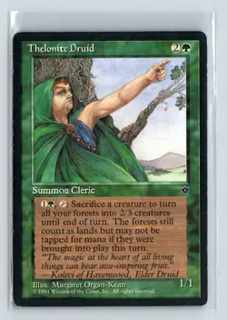 THELONITE DRUID - MTG Magic the Gathering Card - Fallen Empires - Uncommon - Image 1