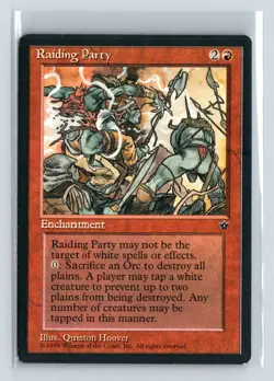 RAIDING PARTY - MTG Magic the Gathering Card - Fallen Empires - Uncommon - Image 1