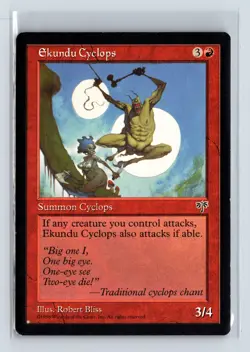 EKUNDU CYCLOPS - MTG Magic the Gathering Card - Mirage - Common - Image 1