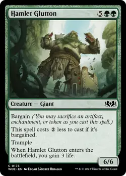 MTG Hamlet Glutton [Wilds of Eldraine] Near Mint Magic - Image 1