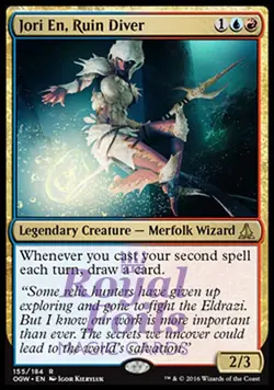 Jori En Ruin Diver 1x FOIL OGW MTG Oath of the Gatewatch Rare MINT blue red - Image 1
