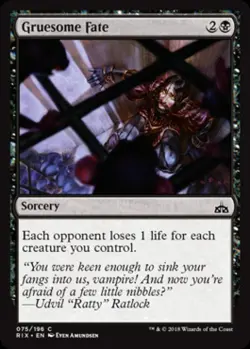 Gruesome Fate - Light Play MTG Rivals of Ixalan - Image 1