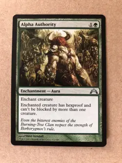 Ag-Mtg Top-Level Authority/Alpha Authority Gtc Green English Version 1 2 Pieces - Image 1