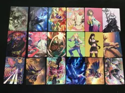 Magic The Gathering Mtg Illustration Collection Art Cards Set Of 18 Golbeza Kima - Image 1