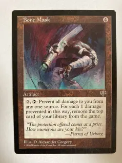 Mtg Mir Bone Mask English Magic The Gathering - Image 1