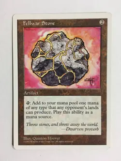 Mtg 5Ed Fellwar Stone English Magic The Gathering - Image 1