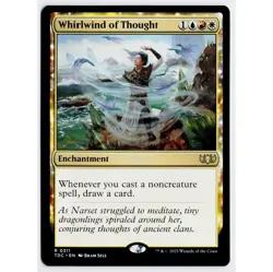 MTG Whirlwind of Thought Commander Tarkir Dragonstorm Rare NM - Image 1