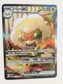 Elfun EX 165/086 Full Art SIR Pokemon Karte | Weisse Flammen | Near Mint | D - Image 4