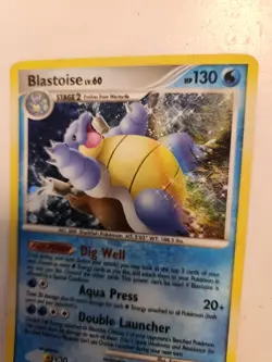 Blastoise - 2/127 - Pokemon Platinum (PL) - Holo Rare LP - Image 3