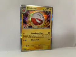 Legendary Electrode - Holo Foil Rare Pokemon Card PSA 8+ Mint Condition - Image 1